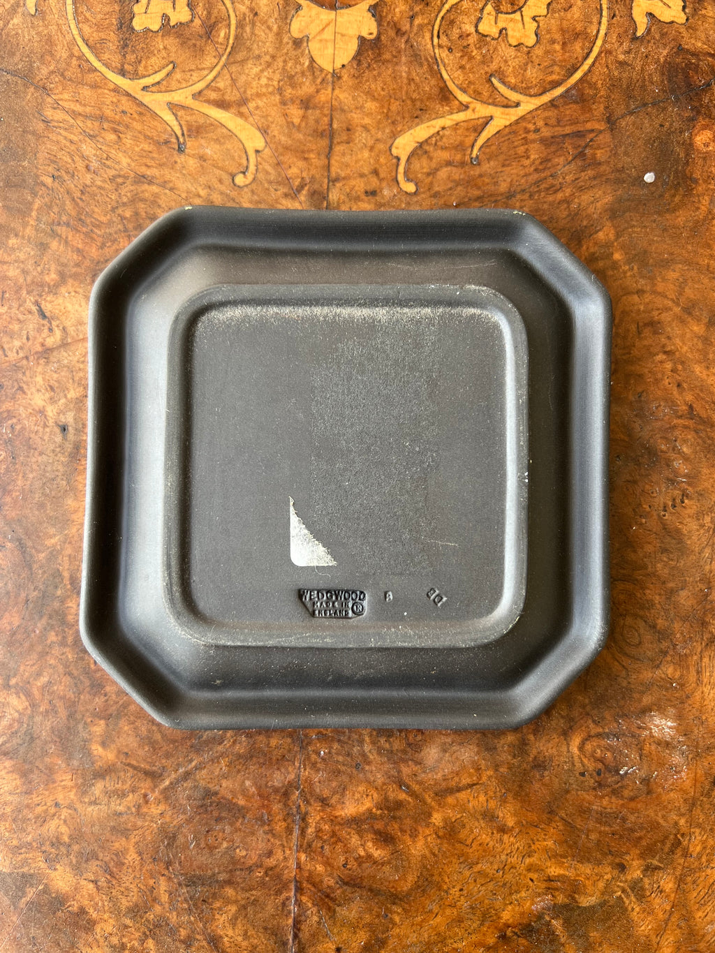Wedgewood Black Jasperware Trinket Dish
