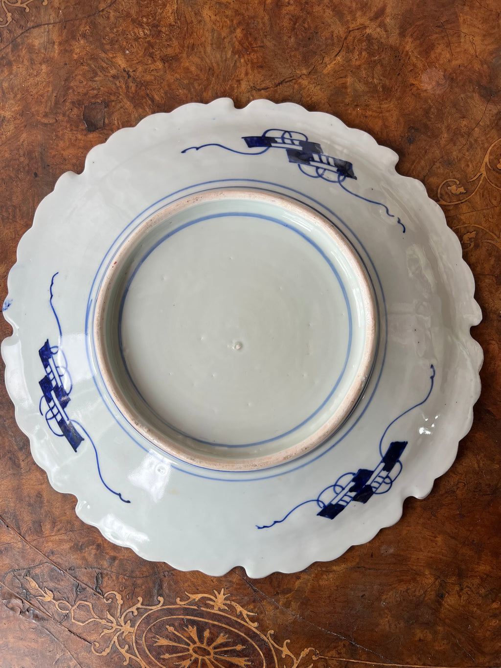 Antique Meiji Period Large Imari Charger Porcelain Plate
