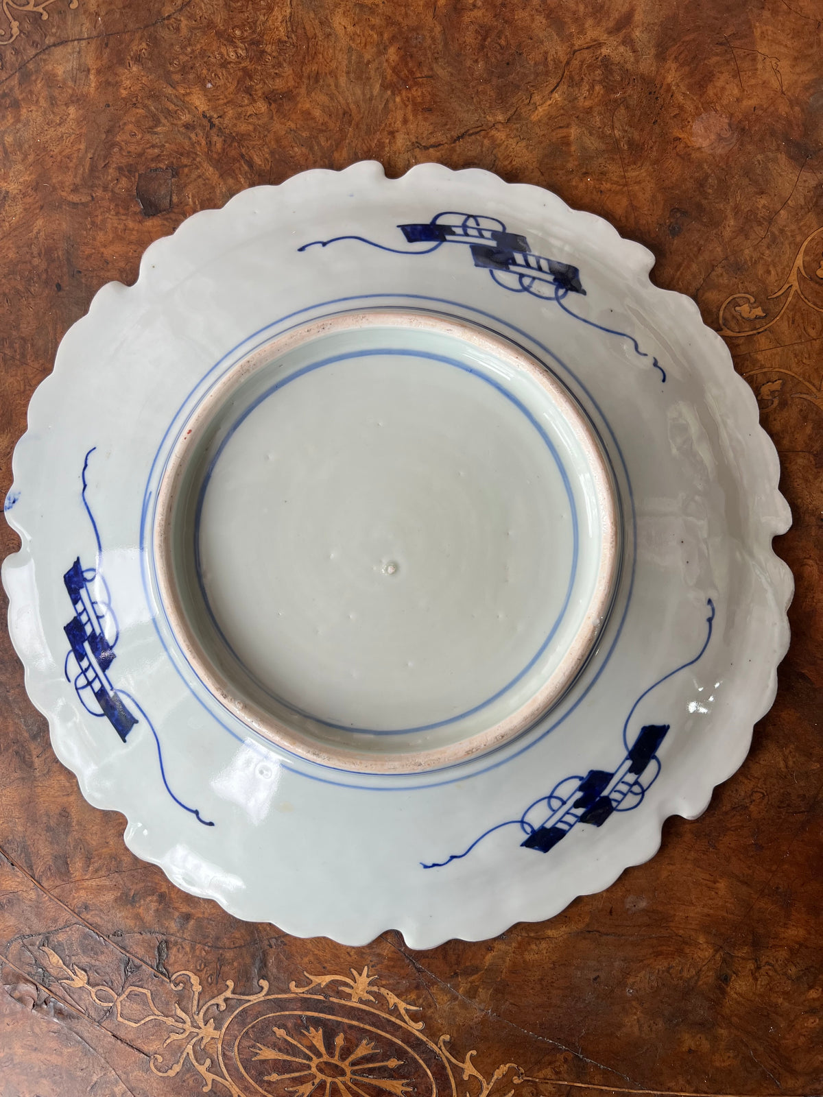 Antique Meiji Period Large Imari Charger Porcelain Plate