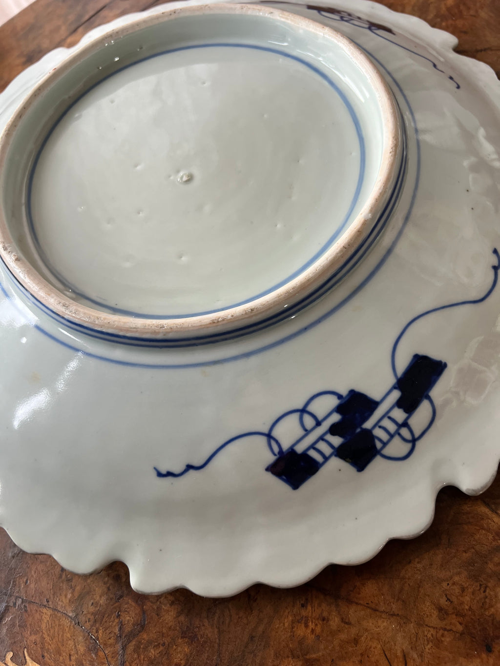 Antique Meiji Period Large Imari Charger Porcelain Plate